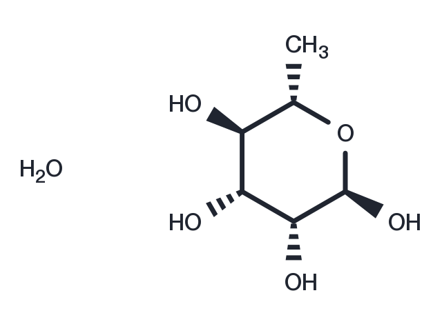 α-L-Rhamnose monohydrate Chemical Structure