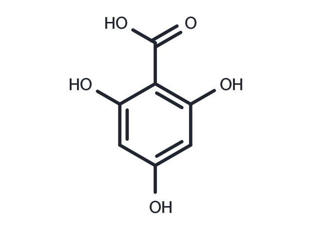 2,4,6-Trihydroxybenzoic acid Chemical Structure