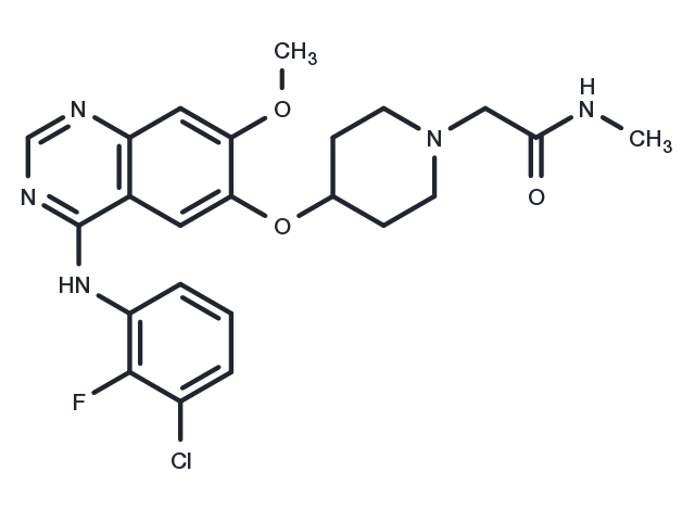 Sapitinib Chemical Structure
