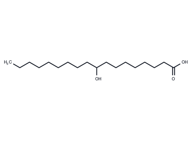 9-hydroxy Stearic Acid Chemical Structure