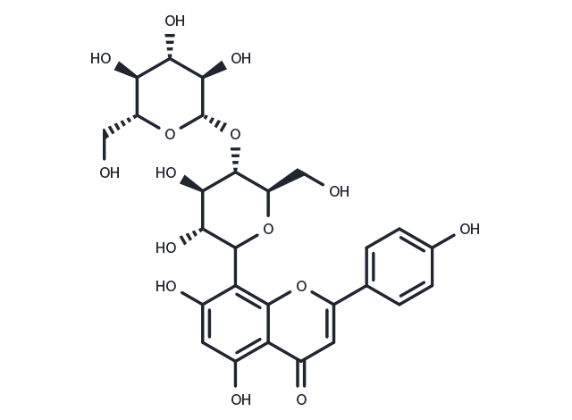 TargetMol Chemical Structure 4”-O-Glucosylvitexin