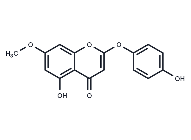 Demethoxy-7-O-methylcapillarisin Chemical Structure