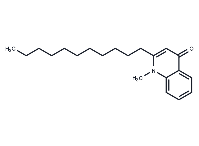 TargetMol Chemical Structure 1-Methyl-2-undecyl-4(1H)-quinolone