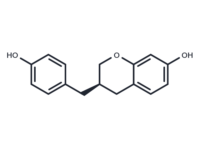 TargetMol Chemical Structure 7-Hydroxy-3-(4-hydroxybenzyl)chroman