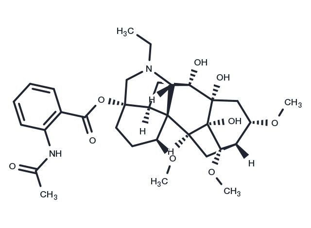 ranaconitine Chemical Structure