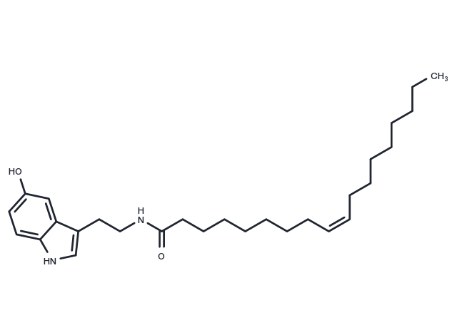 TargetMol Chemical Structure Oleoyl Serotonin