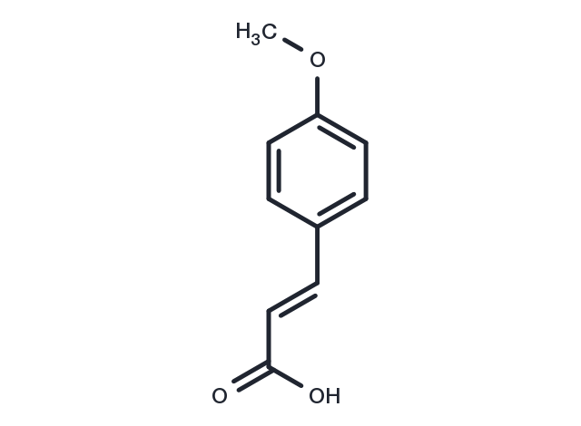TargetMol Chemical Structure (E)-3-(4-Methoxyphenyl)acrylic acid