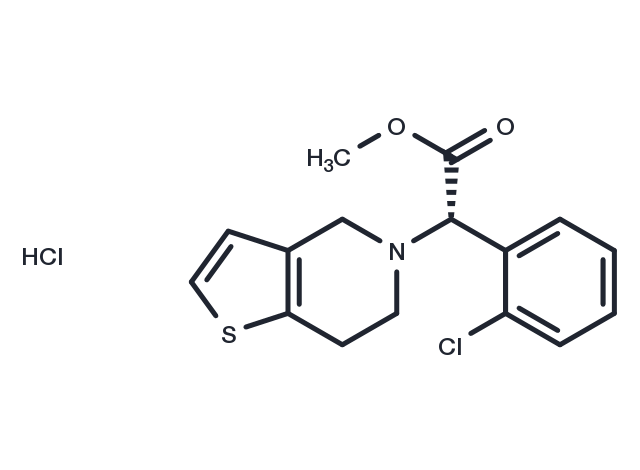 Clopidogrel HCl Chemical Structure