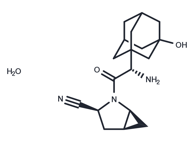 TargetMol Chemical Structure Saxagliptin hydrate
