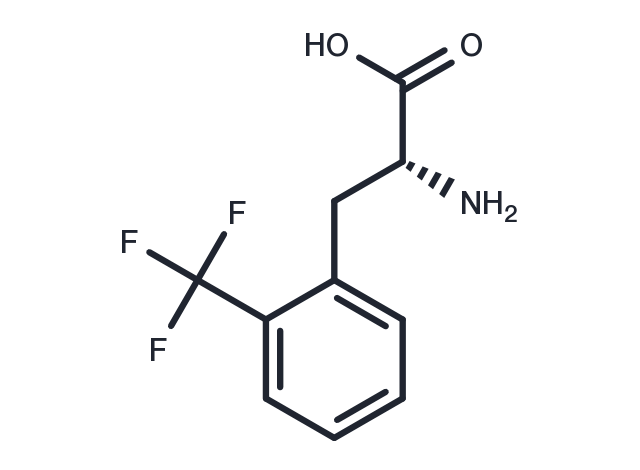 2-(Trifluoromethyl)-D-phenylalanine Chemical Structure