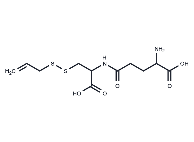 N-?-Glutamyl-S-(allylthio)cysteine Chemical Structure