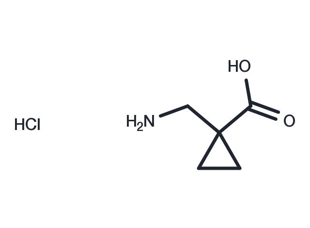 TargetMol Chemical Structure 1-(aminomethyl)cyclopropanecarboxylic acid hydrochloride