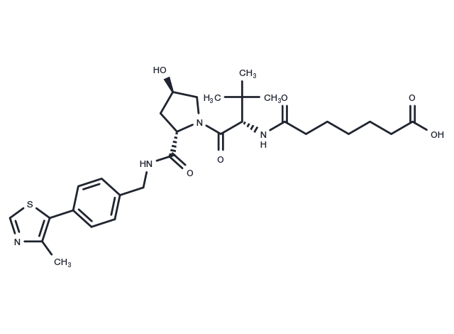 TargetMol Chemical Structure (S,R,S)-AHPC-amido-C5-acid