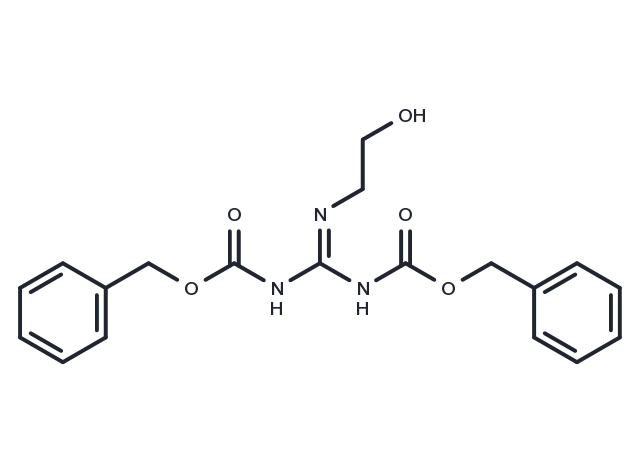 N,N’-bis-Cbz-N’’-(2-hydroxyethyl)-guanidine Chemical Structure