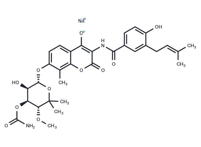 TargetMol Chemical Structure Novobiocin Sodium