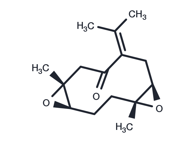 TargetMol Chemical Structure 1,10:4,5-Diepoxy-7(11)-germacren-8-one