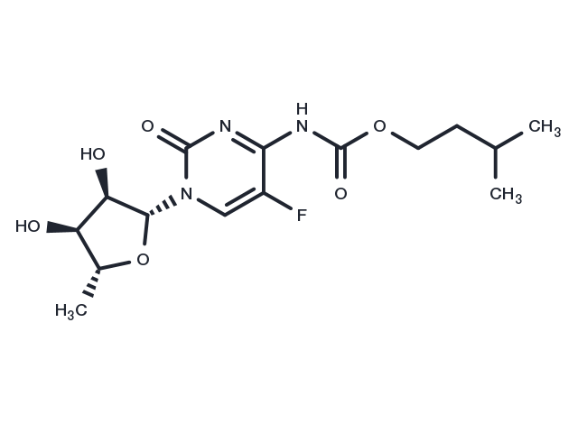 5’-Deoxy-5-fluoro-N4-(isopentyloxycarbonyl)cytidine Chemical Structure