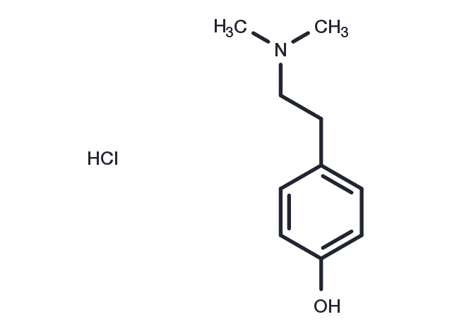 Hordenine hydrochloride Chemical Structure