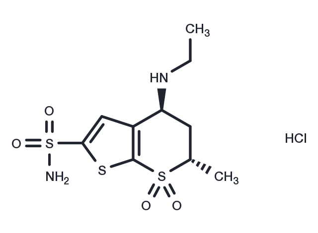 TargetMol Chemical Structure Dorzolamide hydrochloride