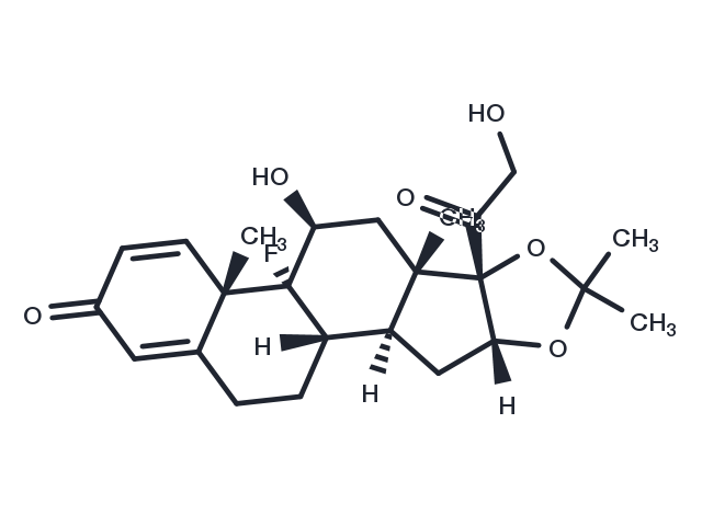 Triamcinolone acetonide Chemical Structure