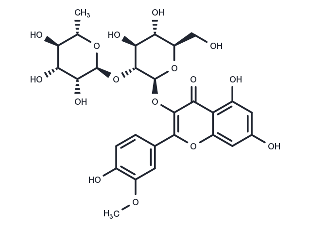 Isorhamnetin-3-O-neohespeidoside Chemical Structure