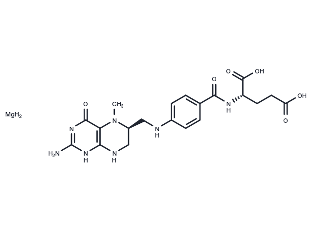 Levomefolate magnesium Chemical Structure