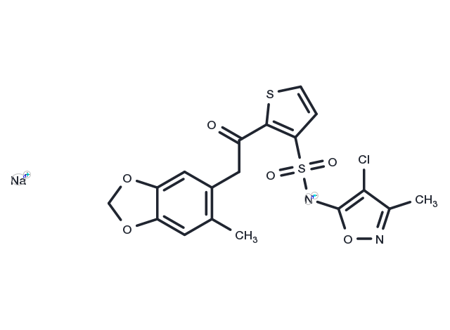 TargetMol Chemical Structure Sitaxsentan sodium