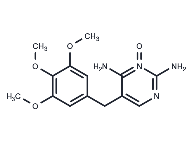 Trimethoprim 3-oxide Chemical Structure