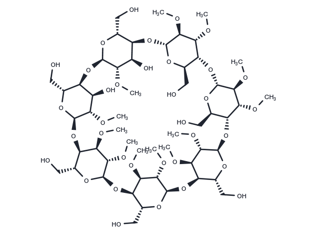 Methyl-β-cyclodextrin Chemical Structure