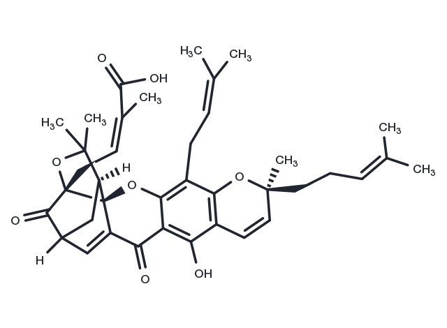 Epigambogic acid Chemical Structure