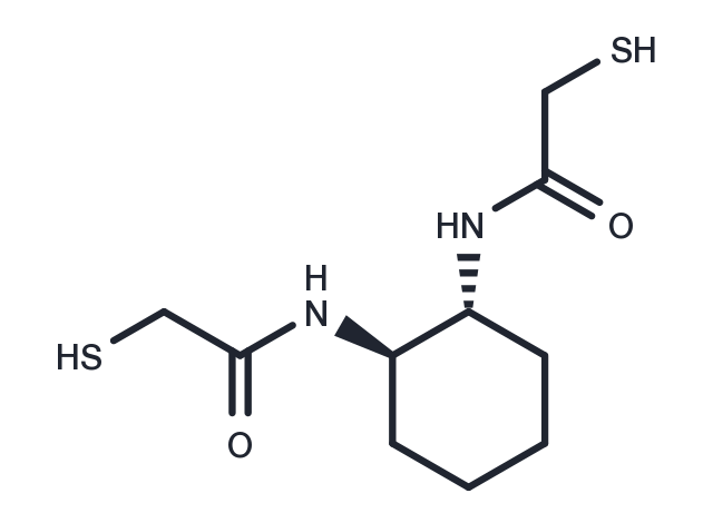 (±)-trans-1,2-Bis(2-mercaptoacetamido)cyclohexane Chemical Structure