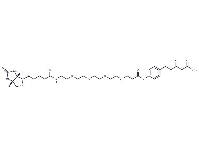 Diketone-PEG4-Biotin Chemical Structure