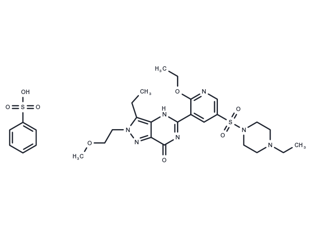 Gisadenafil besylate Chemical Structure