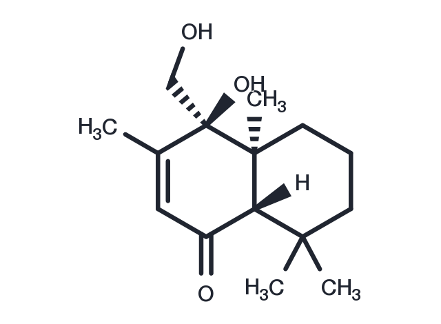 TargetMol Chemical Structure 9alpha,11-Dihydroxydrim-7-en-6-one