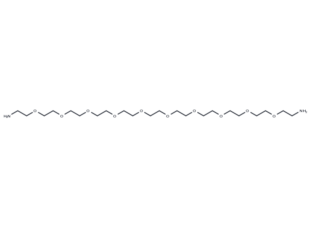 Amino-PEG10-amine Chemical Structure