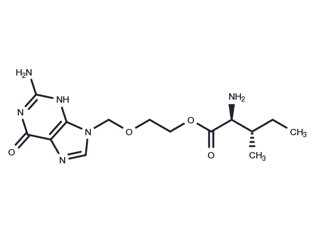 Acyclovir L-isoleucinate Chemical Structure
