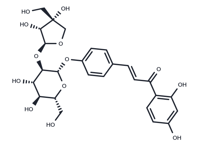 TargetMol Chemical Structure Isoliquiritin apioside