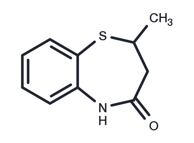 TargetMol Chemical Structure 2-methyl-2,3,4,5-tetrahydro-1,5-benzothiazepin-4-one