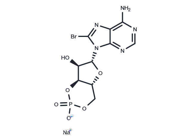 TargetMol Chemical Structure 8-Bromo-cAMP sodium salt