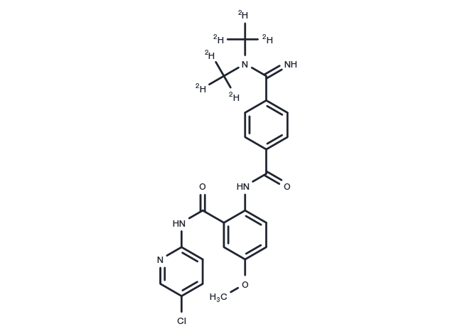Betrixaban-d6 Chemical Structure
