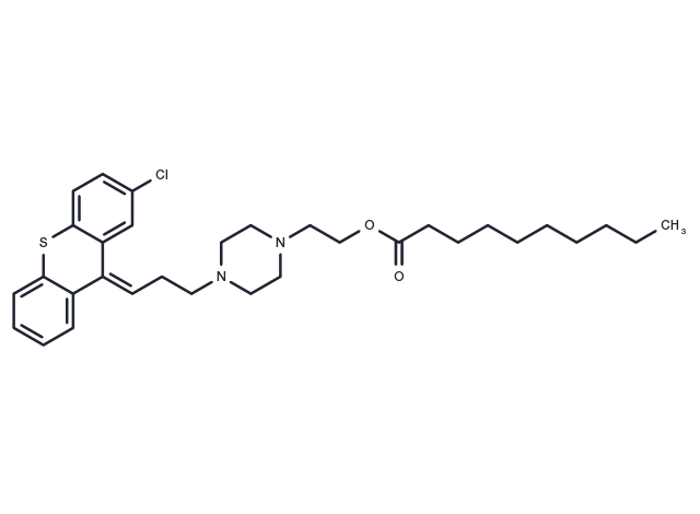 Zuclopenthixol decanoate Chemical Structure