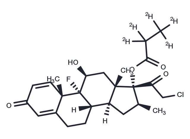 Clobetasol Propionate-d5 Chemical Structure