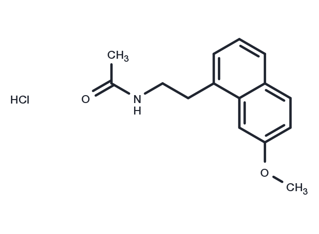 TargetMol Chemical Structure Agomelatine hydrochloride