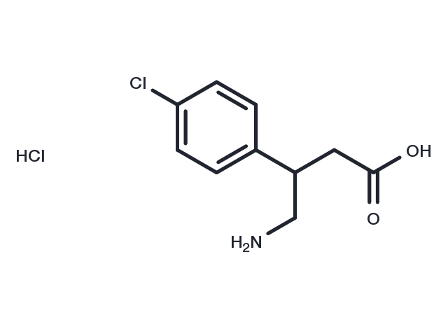 TargetMol Chemical Structure Baclofen hydrochloride