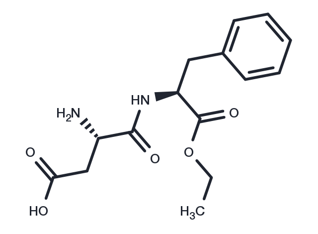 Ethyl aspartylphenylalaninate Chemical Structure