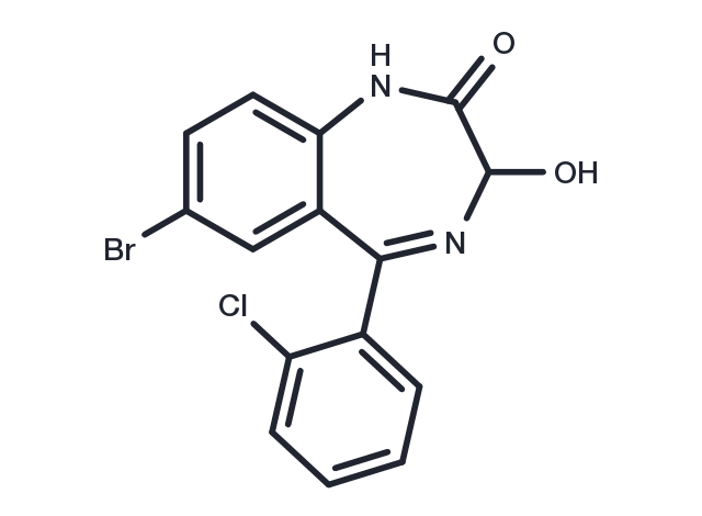 3-Hydroxyphenazepam Chemical Structure