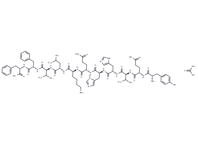 TargetMol Chemical Structure Amyloid β-Protein 10-20 acetate