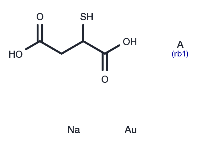 TargetMol Chemical Structure Aurothiomalate sodium