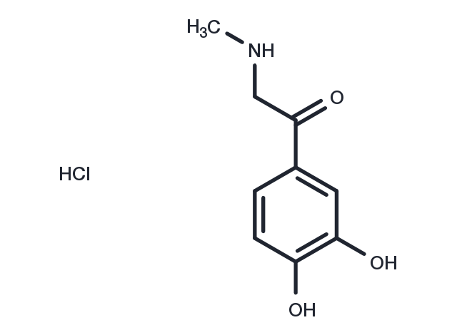 TargetMol Chemical Structure Adrenalone hydrochloride