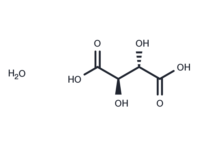 TargetMol Chemical Structure rel-(2R,3S)-2,3-Dihydroxysuccinic acid hydrate